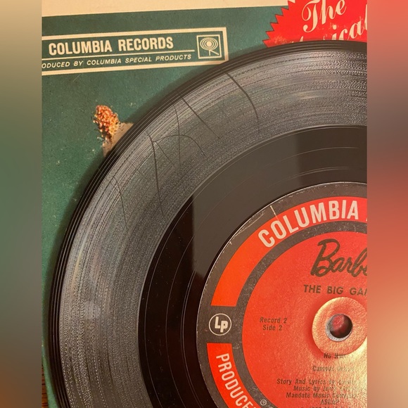 Set of 5 RARE 1965 Mattel Musical World of Barbie 7” Records, 45 RPM *See Notes - Picture 11 of 16